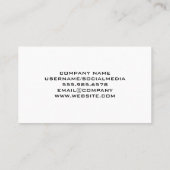 Carte De Visite Construction Site | Builder | Engineer (Dos)