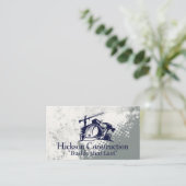 Carte De Visite Construction site | Builders Hat | Contractor (Debout devant)