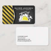 Carte De Visite Construction Site Building | Developer (Devant / Derrière)