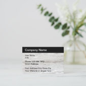 Carte De Visite Construction Style Moderne (Debout devant)