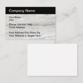 Carte De Visite Construction Style Moderne (Devant / Derrière)