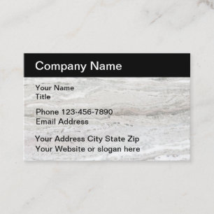 Carte De Visite Construction Style Moderne