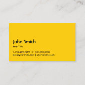 Carte De Visite Construction Téméraire Minimaliste (Dos)