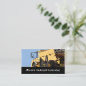Carte De Visite Construction transportant et excavant (Debout devant)