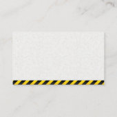 Carte De Visite Construction Trucks Illustration (Dos)