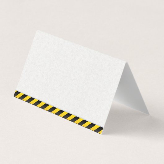 Carte De Visite Construction | Véhicule d'excavation (Dos)