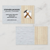 Carte De Visite Construction | Vie circulaire | Armature de martea (Devant / Derrière)