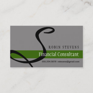 Carte De Visite Consulant financier