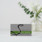 Carte De Visite Consulant financier (Debout devant)