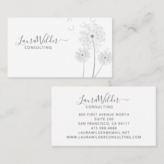 Carte de visite consultant (Devant / Derrière)