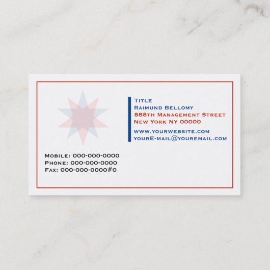 Carte de visite consultant (Dos)