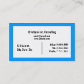 carte de visite consultant (Dos)