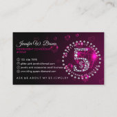 Carte De Visite Consultant de bijoux Toujours à la mode (Dos)