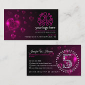 Carte De Visite Consultant de bijoux Toujours à la mode (Devant / Derrière)