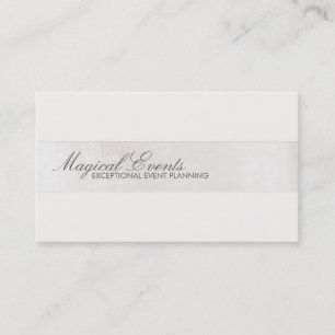 Carte De Visite Consultant de Mariage officiel Blanc
