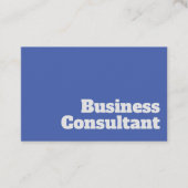 Carte De Visite Consultant d'entreprise (Devant)