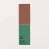 Carte De Visite Consultant du gestionnaire de tendance verticale (Extérieur déplié)