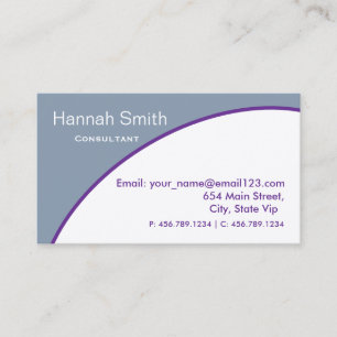 Carte De Visite Consultant élégant moderne professionnel