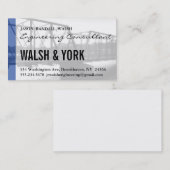 Carte De Visite Consultant en génie (Devant / Derrière)