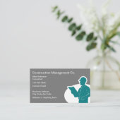 Carte De Visite Consultant en gestion de la construction (Debout devant)