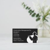 Carte De Visite Consultant en gestion de la construction (Debout devant)