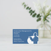 Carte De Visite Consultant en gestion de la construction (Debout devant)