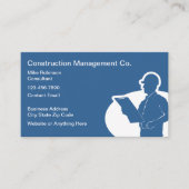 Carte De Visite Consultant en gestion de la construction (Devant)