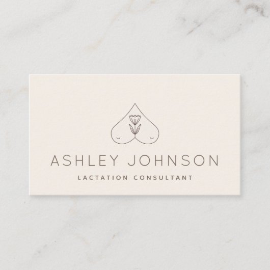 Carte De Visite Consultant en lactation Expert en allaitement Neut (Devant)