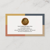 Carte De Visite Consultant en main-d'oeuvre mondiale dynamique bla (Dos)