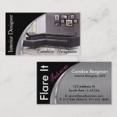 Carte De Visite Consultant en matière de conception de dessinateur (Devant / Derrière)