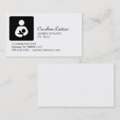 Carte De Visite Consultant en matière de lactation (Devant / Derrière)