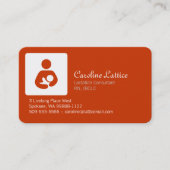 Carte De Visite Consultant en matière de lactation (Devant)