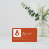 Carte De Visite Consultant en matière de lactation (Debout devant)