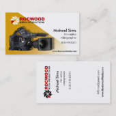 Carte De Visite Consultant en matière "de production de médias", (Devant / Derrière)