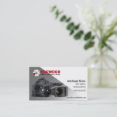 Carte De Visite Consultant en matière "de production de médias", (Debout devant)