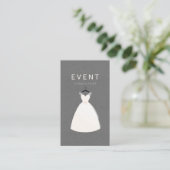 Carte De Visite Consultant en matière d'événement/boutique (Debout devant)