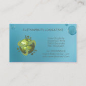 Carte De Visite Consultant en matière moderne de durabilité de (Dos)