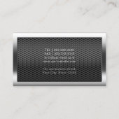 Carte De Visite Consultant en matière professionnel de frontière (Dos)