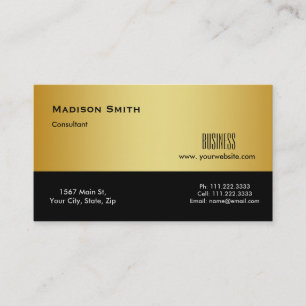 Carte De Visite Consultant en matière professionnel moderne en