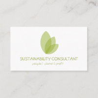 Consultant en matière vert moderne de durabilité