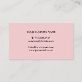 Carte De Visite Consultant en papier Kraft imprimé simple et éléga (Dos)