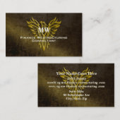 Carte De Visite Consultant en Restructuration Financière, Phoenix (Devant / Derrière)