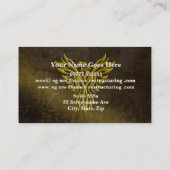 Carte De Visite Consultant en Restructuration Financière, Phoenix (Dos)