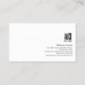 Carte De Visite Consultant en sécurité Compétences spéciales Courb (Dos)