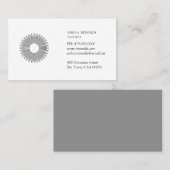 Carte De Visite Consultant en typographie de logo personnalisé (Devant / Derrière)