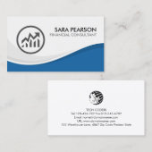 Carte De Visite Consultant financier Financement (Devant / Derrière)