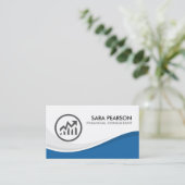 Carte De Visite Consultant financier Financement (Debout devant)