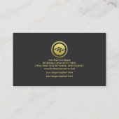 Carte De Visite Consultant financier Gold Stock Forex Graph (Dos)