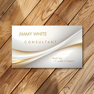 Carte De Visite Consultant Gold et Silver