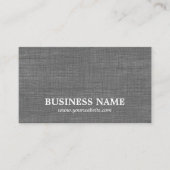 Carte De Visite Consultant gris texture élégant professionnel (Devant)